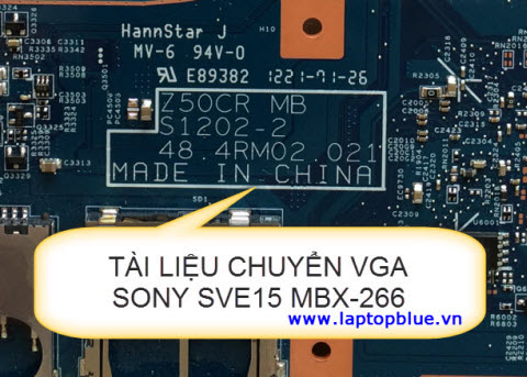 Tài liệu chuyển VGA Share Sony SVE151 MBX-266 Z50CR 